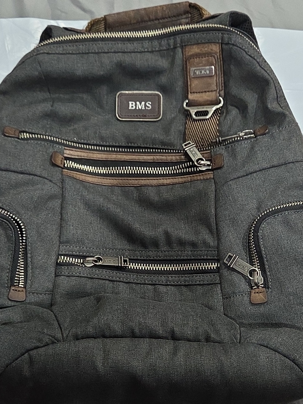 TUMI Alpha Bravo Knox Backpack Black & Brown